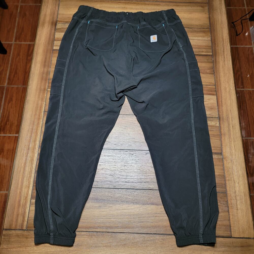 2 Pc Carhartt Black Scrub Set Modern Fit - Size 2XL - Picture 6 of 9